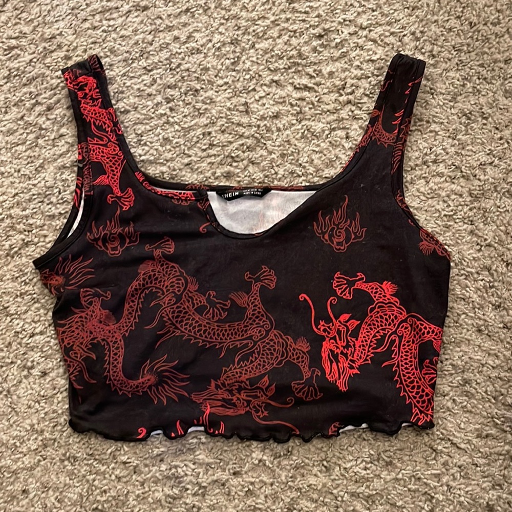 Dragon crop top